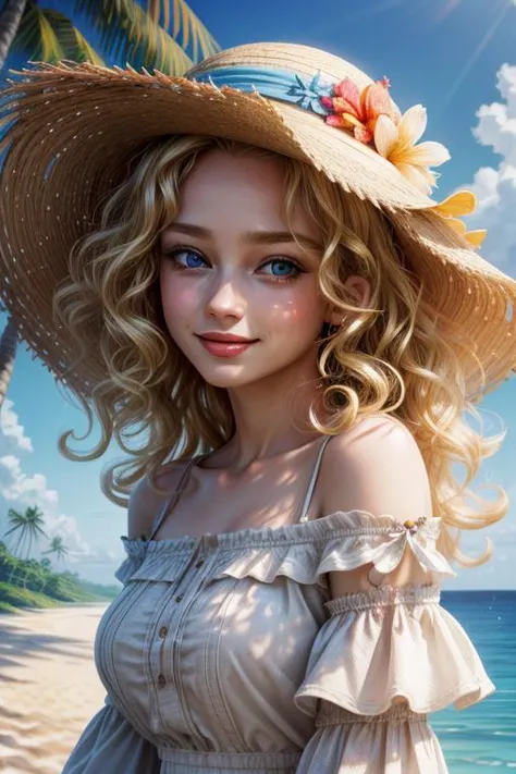 rococo style,(movie poster:1.2), soft lighting, (dramatic angle:1.25),(solo:1.4), (1girl),((blonde hair), long curly hair), blue...