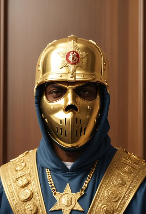 Balaclava On the Judge, Gold fronts looking like Westside Gunn, <lora:Epic_Surreal:0.8>, <lora:detailed_notrigger:0.8>, bioluminiscent, <lora:pastel_colors_xl_v3:0.7>