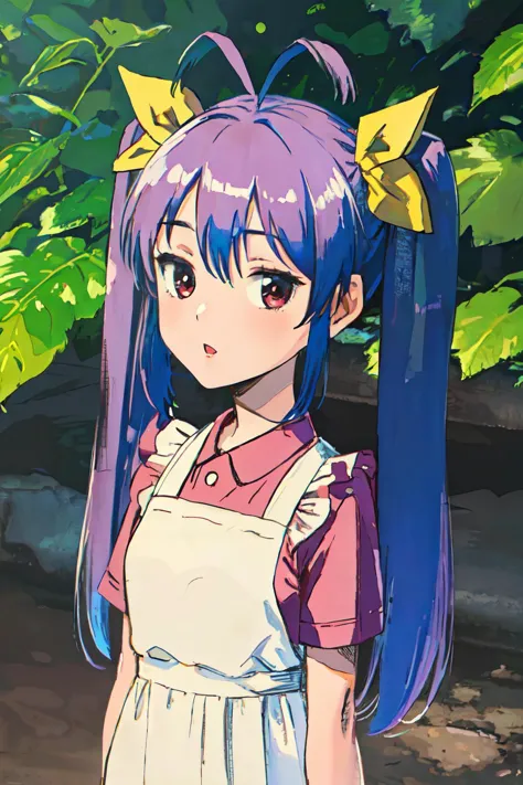 <lyco:Renge_loha_v1.0:1>
 miyauchi renge, hair ribbon, ribbon, maid, twintail, triangle mouth, nature,chestnut mouth,
(best quality, masterpiece, RAW photo,ultra-detailed:1.2), <lyco:GoodHands-beta2:1.0>,1girl,solo,looking at viewer,smile