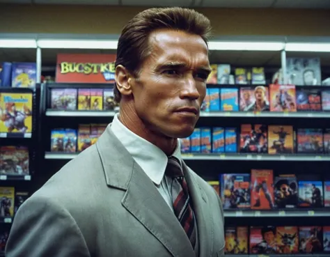 Arnold Schwarzenegger (Total Recall/90s Era) - SDXL - LoRA - [Dreambooth Trained]
