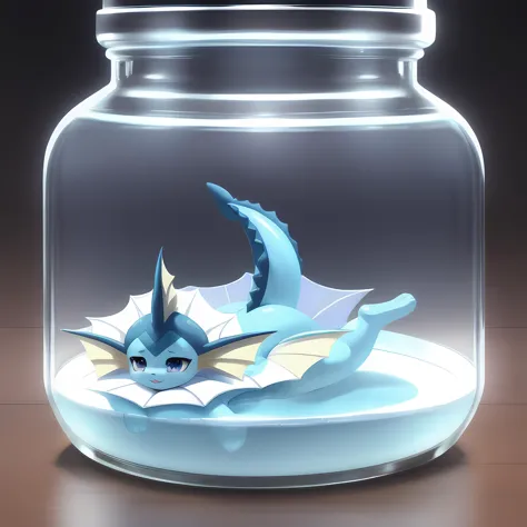 Vaporeon & Eeveelutions In a Jar