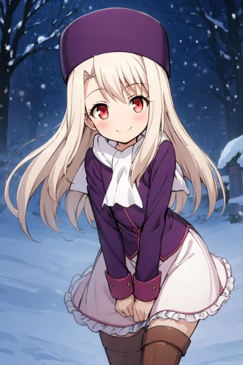 ((masterpiece,best quality)), highres, cute, eyelashes  leaning forward, upper body, head tilt, raised eyebrow,  illyasviel von ...