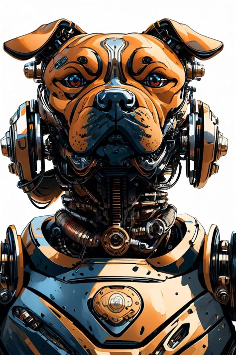 <lora:mechcd-000008:1>, mechcd,dog, (masterpiece, best quality, high quality, highres, ultra-detailed),