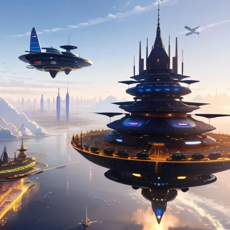 เมืองแห่งอนาคตที่มีรถยนต์บินได้และหุ่นยนต์, โลกแฟนตาซี