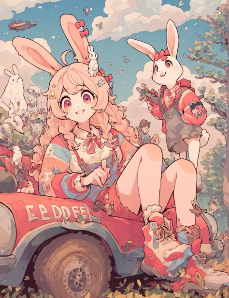 lovely lady, pipkinpippa, a cute rabbit woman, in the trailer park, redneck, rabbits, buildabear rabbits
score_8_up <lora:Pipkin...