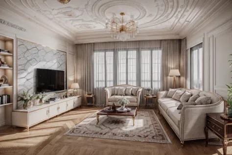 RAW photo, high quality, best quality, authentic, super detail,
interior, livingroom, neo classic,
(day:1.1), corona render <lora:epi_noiseoffset2:0.3>  <lora:add_detail:-0.5>   <lora:more_details:0.5> <lora:neoclassic:0.5>