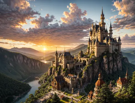 A forbidden castle high up in the mountains reaching for heaven, sunrise, pixel art, (intricate details:1.12), hdr, (intricate details, hyperdetailed:1.15), (hyperrealism, soft light, sharp:1.2), <lora:add_detail:0.5>, <lora:epiNoiseoffset_v2-pynoise:2>,