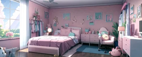 【Y5】Interior Design anime bedroom