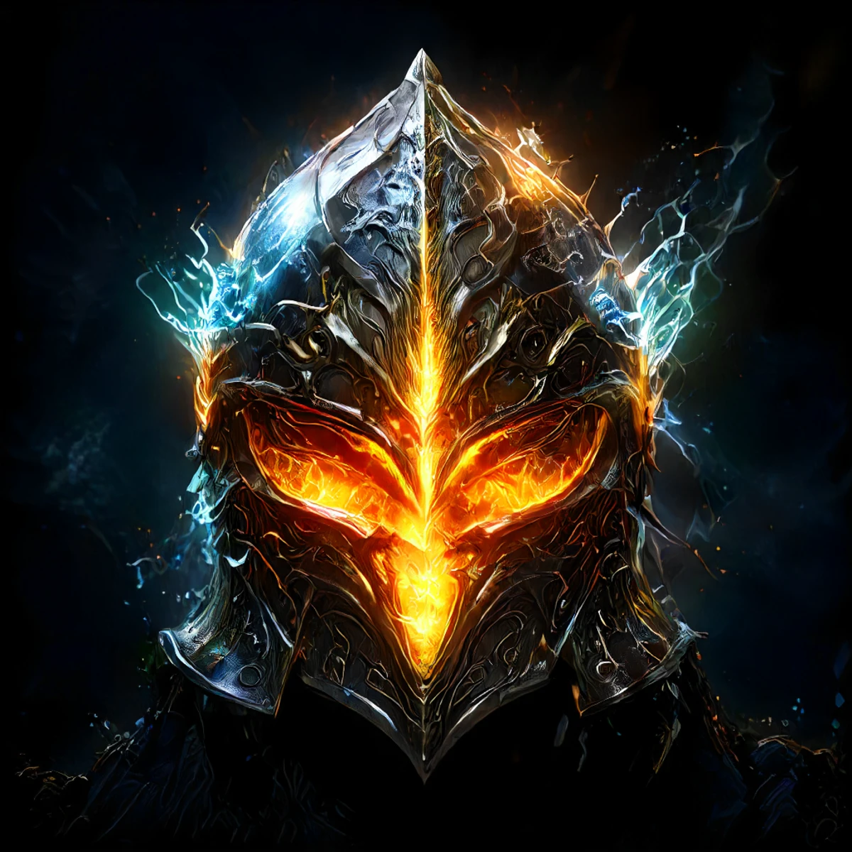 vista frontal de fundo preto simples, ícone do jogo, 4K,realista, Fotografia,fantasy style ícone do jogo lighting_trovão,