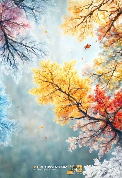 winter, spring, summer, autumn. double exposure,
ultra-sharp detail, ultra HD, realistic, bright colors, softness and magic of transitions, highly detailed drawing in UHD format, perfect composition of double exposure, beautiful detailed complex insanely d...