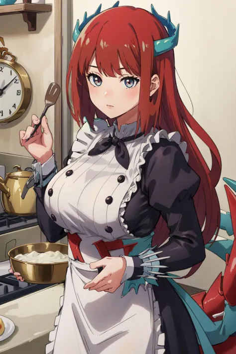 (masterpiece, best quality),  intricate details,
1girl,  <lora:Kitchen_Dragonmaid:0.8> kitchen_dragonmaid,