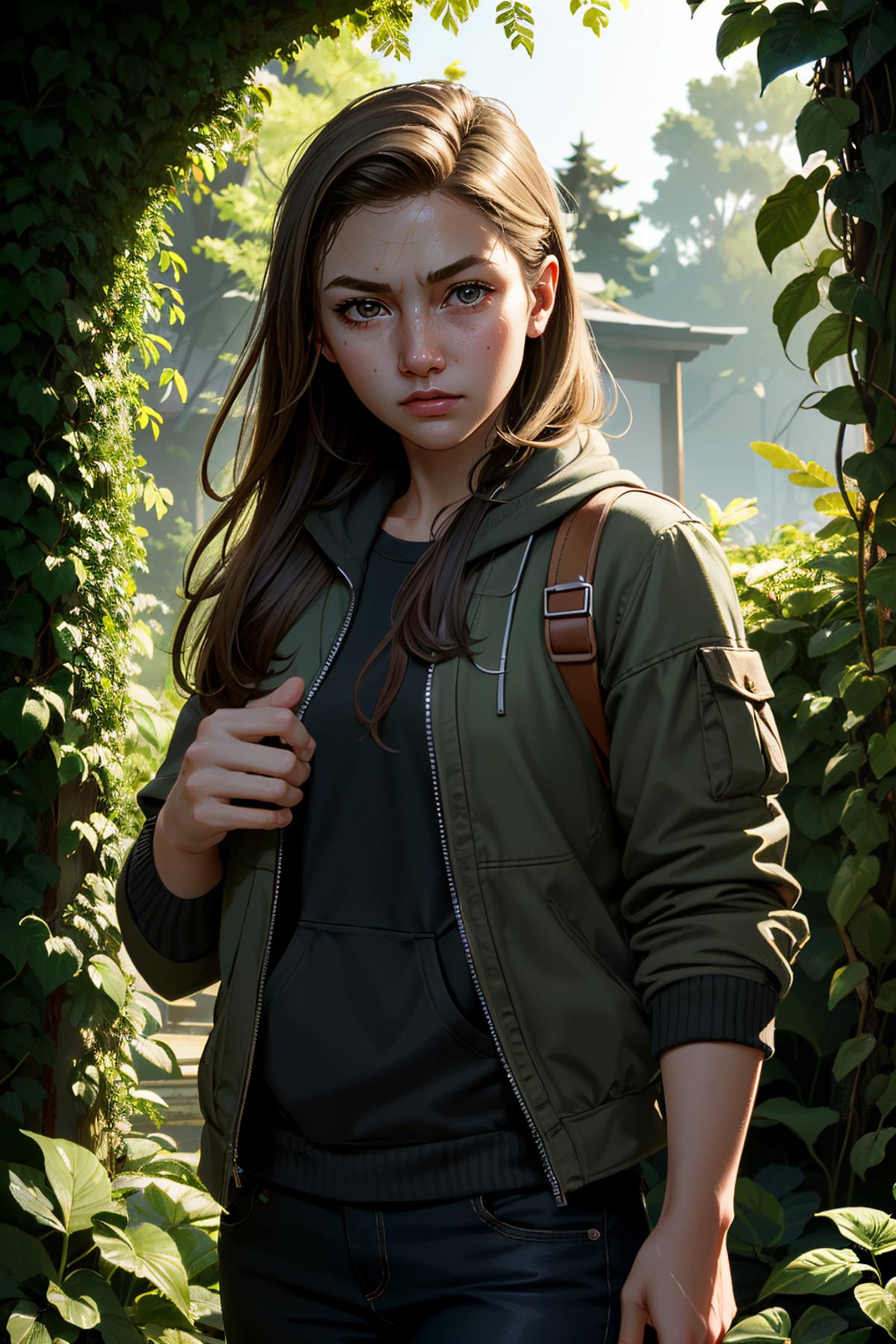 Ellie Williams, video game protagonist from The Last of Us Part 1 - SeaArt  AI