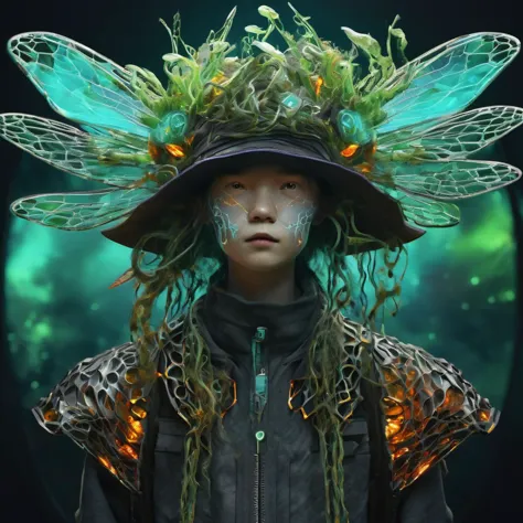 ((best quality)), ((masterpiece)), ((realistic,digital art)), (hyper detailed),DonMG414XL female male Fairy,enchanting, ethereal...