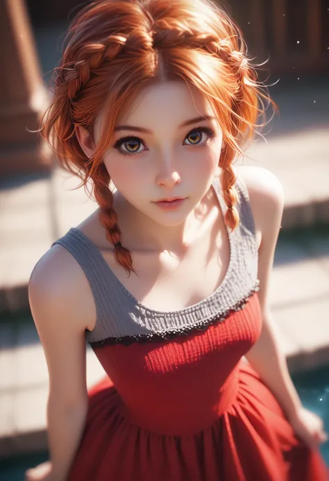 zpdxlrl,score_9, score_8_up, score_7_up, a hyper realistic ultra detailed photo of beautiful woman,
themed braid hair ,
ginger  ...