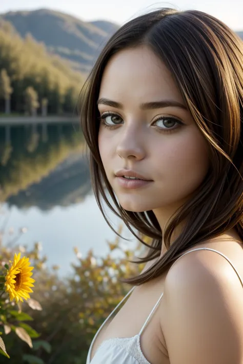 1girl, epic portrait, summer vegetation and Canis Minor constellation in background, Golden ratio, close up of a Fatigued Mean ("The Lake of Pandemonium":1.3) , at Golden hour, Wide view, Cel shading, Lustful, Trendercore, Bloom light, Depth of field 100mm, Electic Colors, Bright design, de dia los muertos, Flickr, artstation, [ (by Alfred Henry Maurer:1.0) : (Constantin Joffe:0.9) :8]