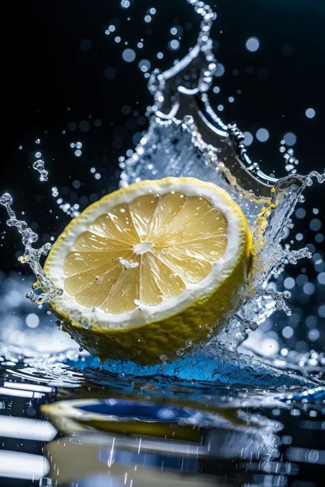 【E-commerce Photography】Fruit + Splash water_v1.0