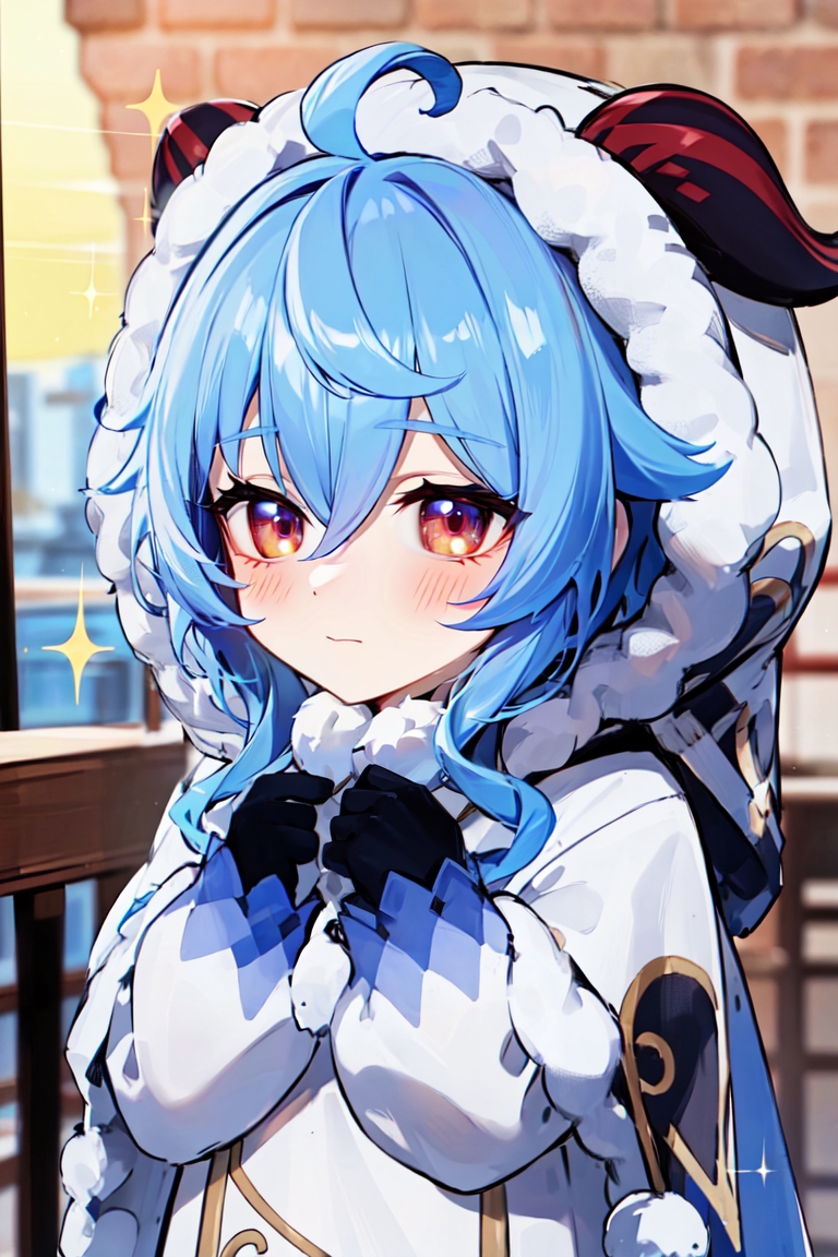 Anime girl with blue hair and blue eyes wearing a white coat - SeaArt AI