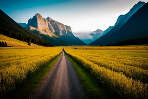 BESTE ÄSTHETIK und BESTE QUALITÄT und Landschaftsfoto