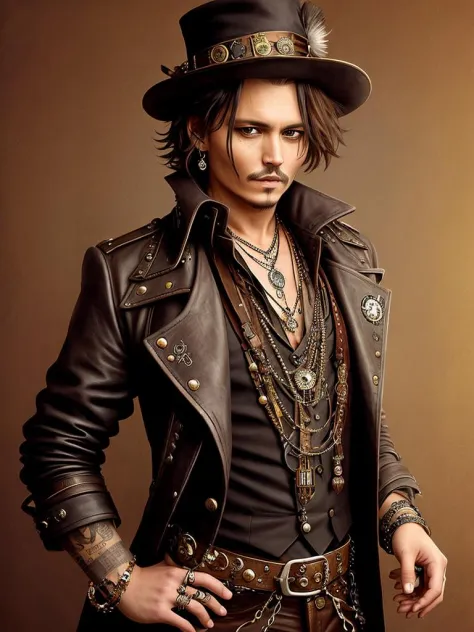 johnny depp steampunk style