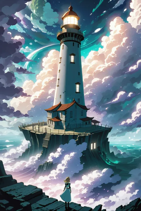 anime style, <lora:EnvyFeverDreamXL01a:1>
, fantasy, lighthouse overlook in a cloud,ruined fantasy subterranean city outside of the universe, masterpiece<lora:EnvyBetterHiresFixXL01:0:hr=1>