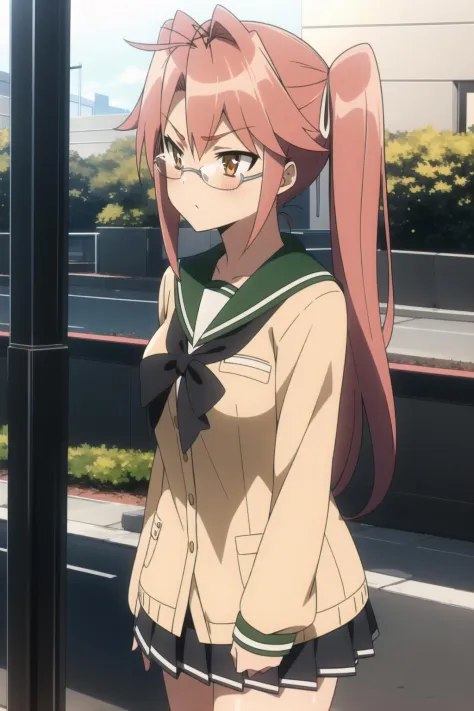 saya_takagi,1 chica, solo, Escuela_uniform, Escuelauniform, falda,