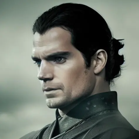 a photo of henry cavill as a samurai