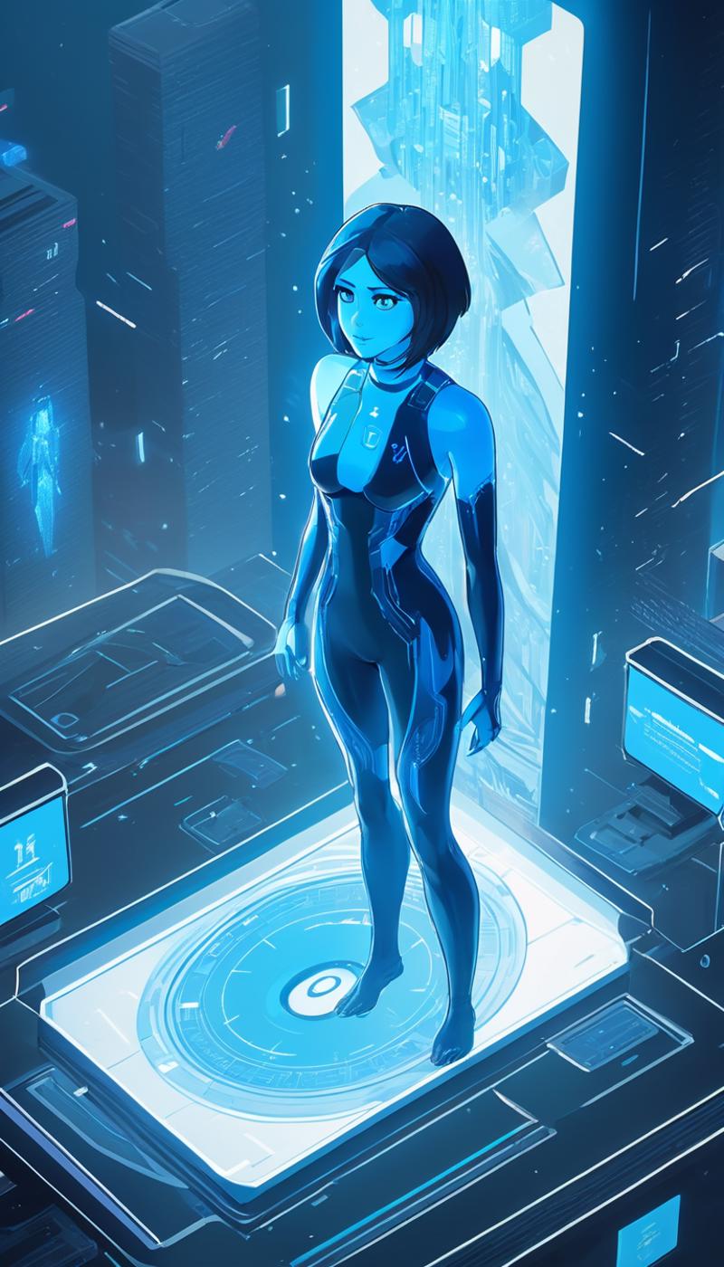 Cortana [Halo] LoRA SD1.5 & SDXL1.0 - SeaArt AI Model