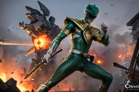 Green Power Ranger - Mighty Morphing Power Rangers