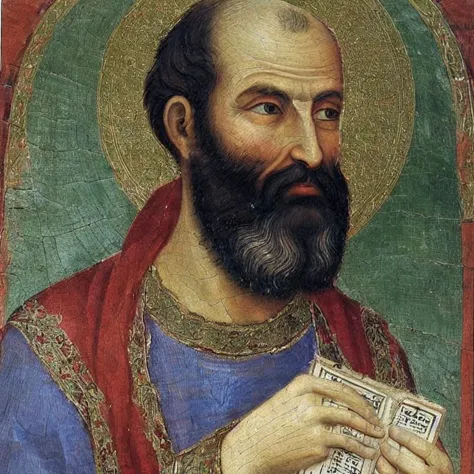 <lora:Saint_Paul_Giotto_V1:0.75>, stpaulgiottov1