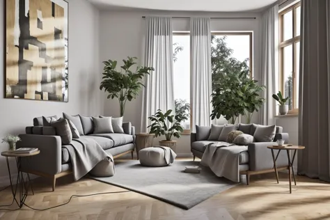 a close up of a living room with a couch