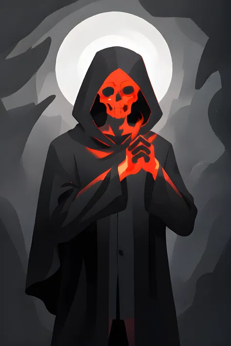 grim reaper holding a soul
