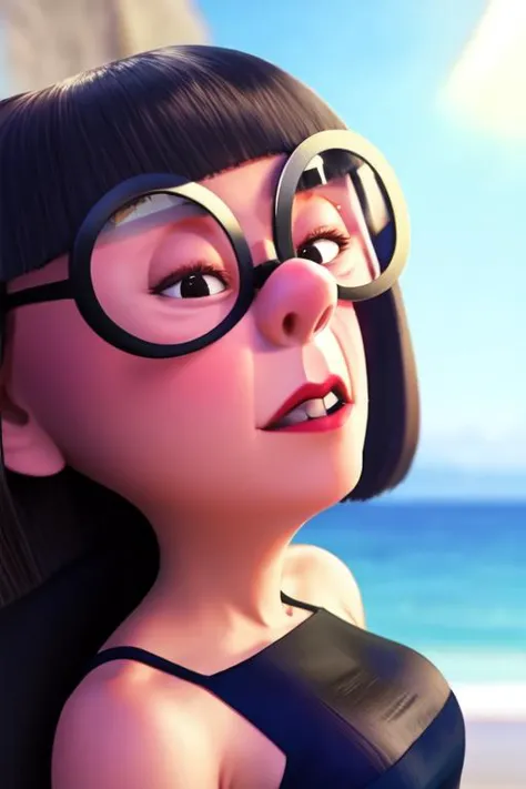 (((perfect-live-realistic-perfect, perfect-live-realistic-resolution-perfect, perfect-1girl-solo-perfect)))   (((<lora:Edna - The Incredibles (GILF):1>gilf)))