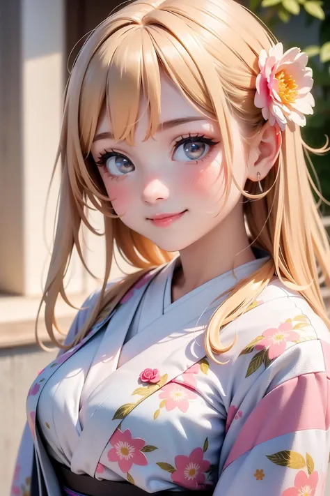 <lora:rainbow girl 1.1:0.8>,rainbow girl,1girl,solo,japanese clothes,kimono,smile,blush,hair flower,flower,, 8k, best quality, masterpiece, rule of thirds, superb, high resolution, sharp focus, extremely detailed description, professional, gorgeous and intricate details,