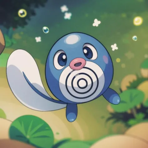 centered, award winning photo, (looking at viewer:1.2), |  Poliwag_Pokemon, |underwater, bubbles, | bokeh, depth of field, cinematic composition, | <lora:Poliwag_Pokemon_Anime:0.8>