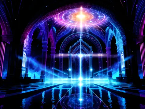 fantasy, mystic temple, (light framed portal)++, (A gateway to another world)+, (an offworld gate)+, ethereal, vaporwave, ultra high resolution, award-winning, breathtaking attention to detail, otherworldly, cinematic, epic, sharp focus, masterpiece, 16k, UHD, 32k, natural wonder, artistic, perfect, elegant, expressive, nice looking, absurdres, high budget, dramatic, vibrant, best quality, perfectionism, crystalline, volumetric lighting, atmospheric, hard shadows, aesthetic, hyperrealistic, complex background, Techniscope <lora:Ein/DW-000008:0.1><lora:Ein/rainbow:0.1>