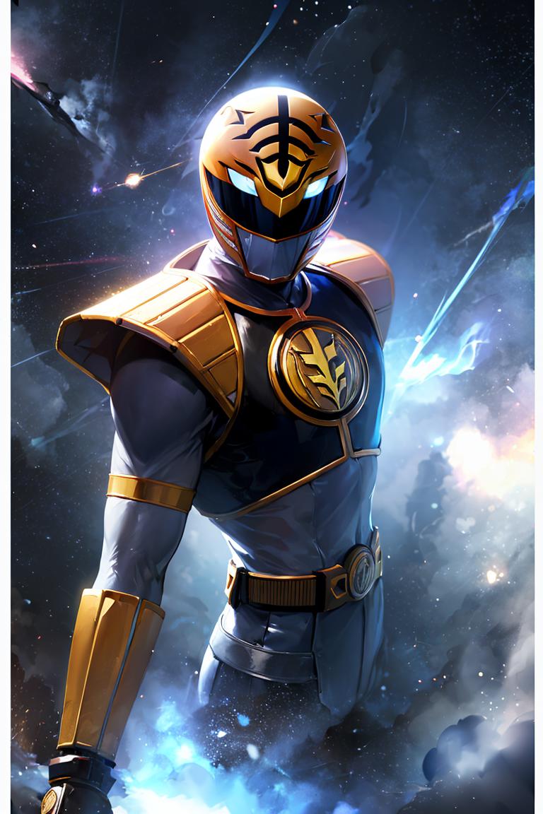 White Ranger (Mighty Morphing Power Rangers) - Modèle SeaArt AI