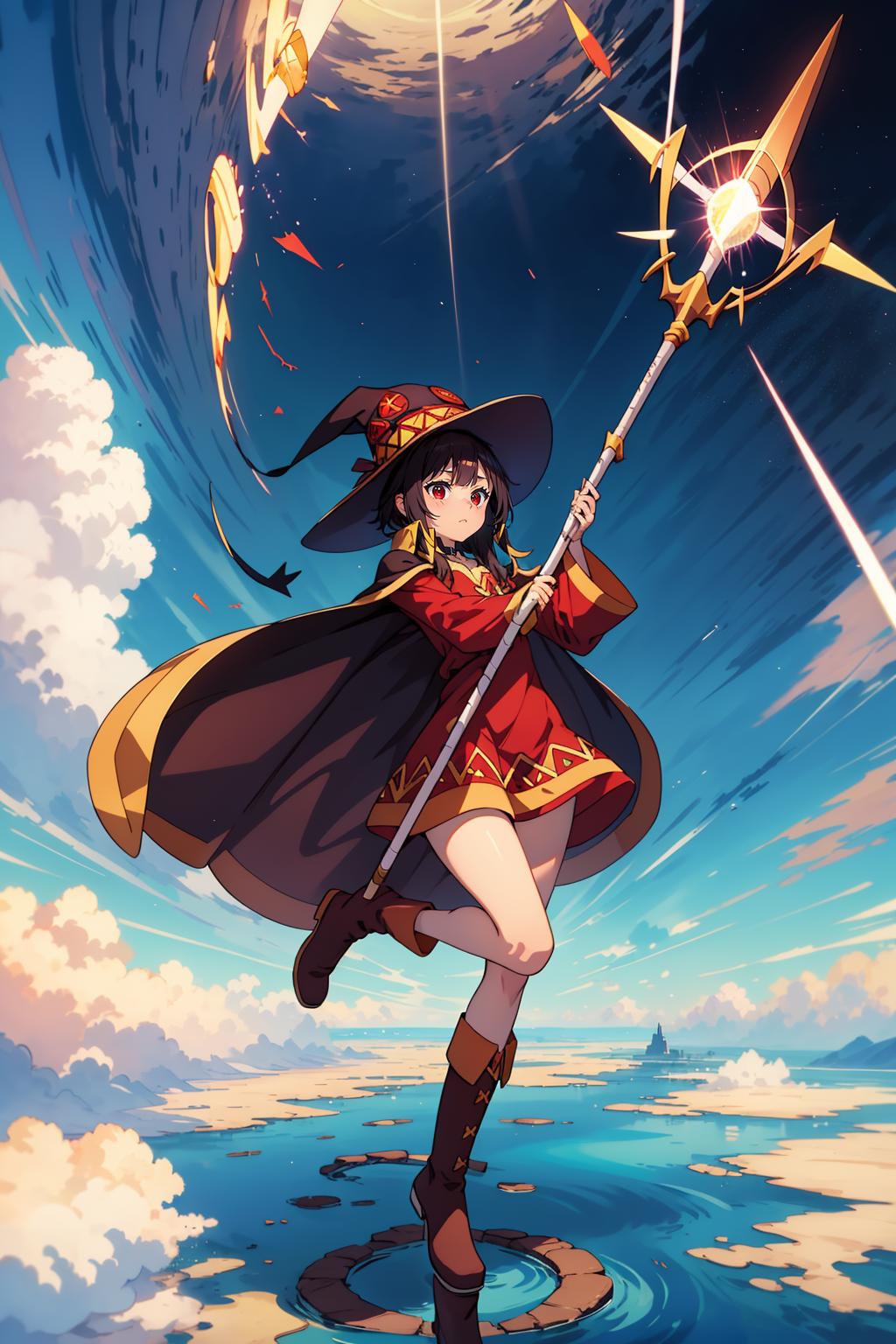 Megumin - Konosuba Anime Character - SeaArt AI Model