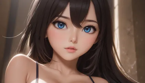 1girl,  maxmonolith, hasumi \(blue archive\), all fours[::1], (8k, masterpiece, best quality, ultra-detailed),  (an extremely delicate and beautiful)kawaii, cute, very big eyes, Aesthetic Anime Eyes, small face,  large breasts, cinematic lighting, , Intricate, High Detail, Sharp focus, dramatic,   masterpiece, best quality, ultra-detailed,, very thin waist,  breasts, cleavage, slim body,