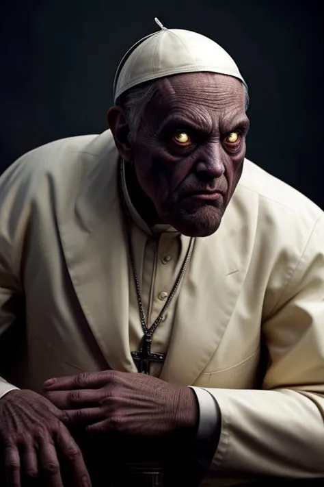 monstrous mutant version of pope