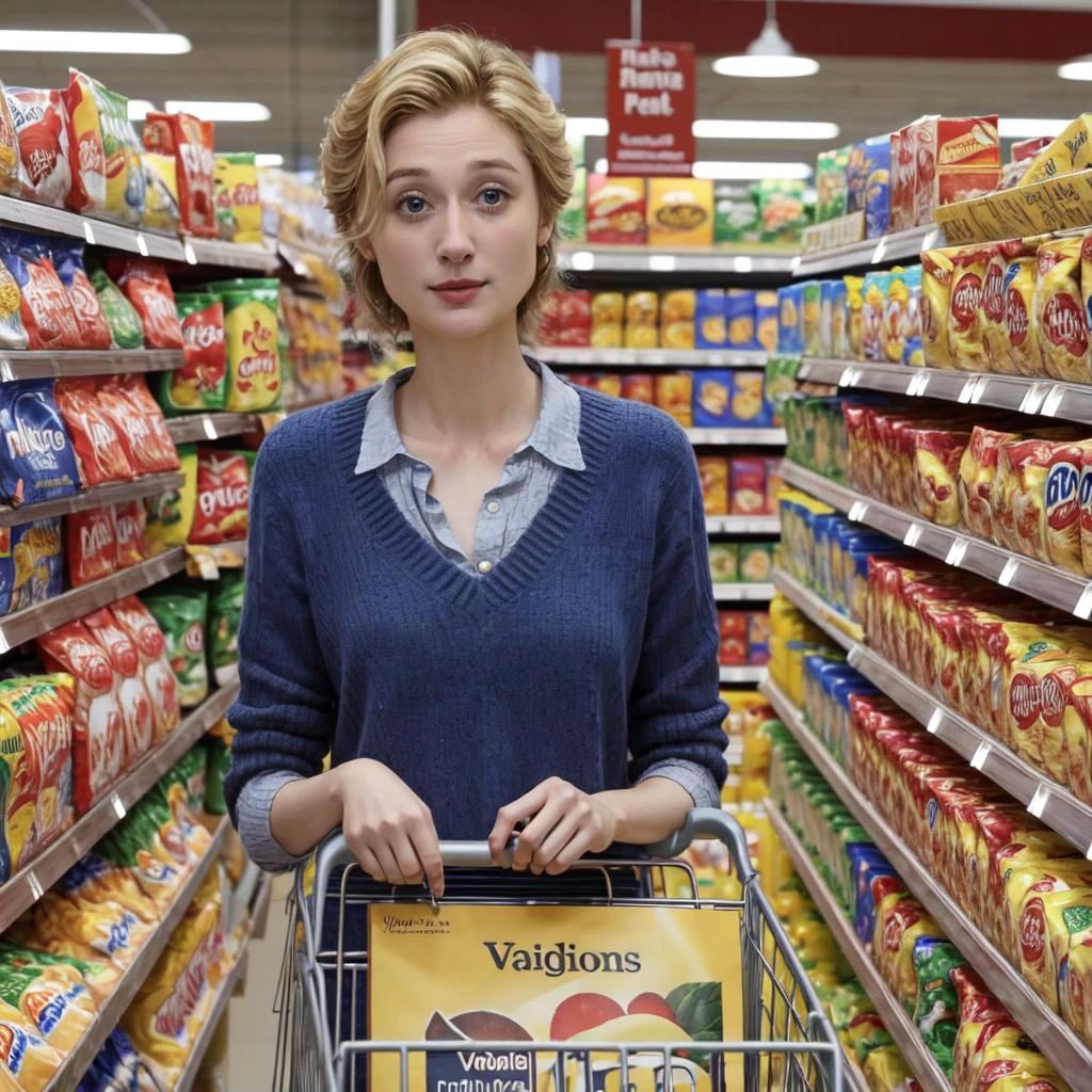 Virginia_Woolf comprando en una tienda de comestibles