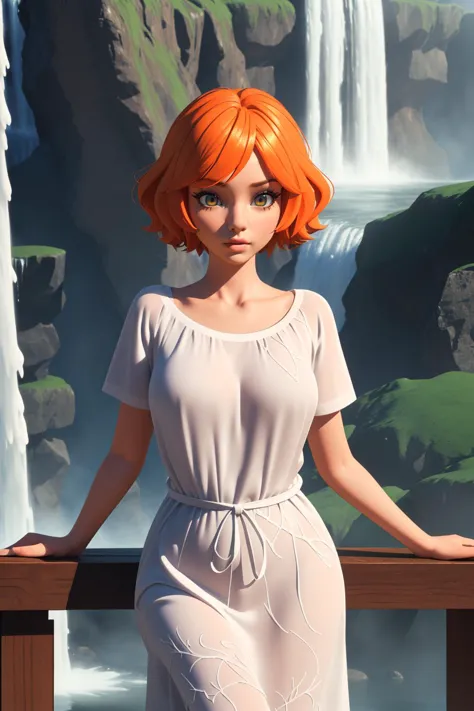 (high quality, best quality, masterpiece:1.2), (3D cartoon style:1.3), (captivating woman, 1girl, solo:1.15), (fantasy world, an...
