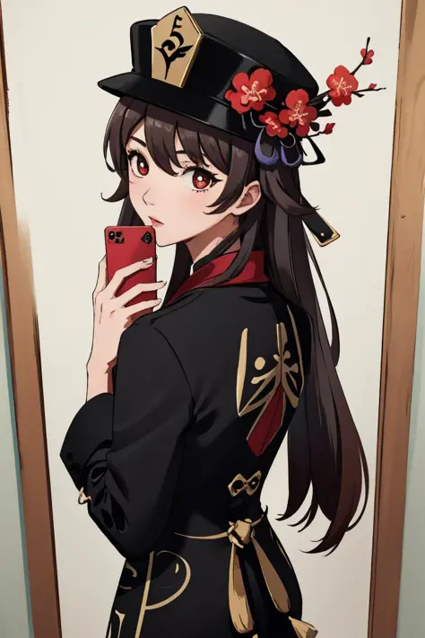 Mirror Selfie Holding Phone