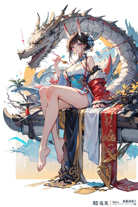 龙年立绘/Dragon and girl