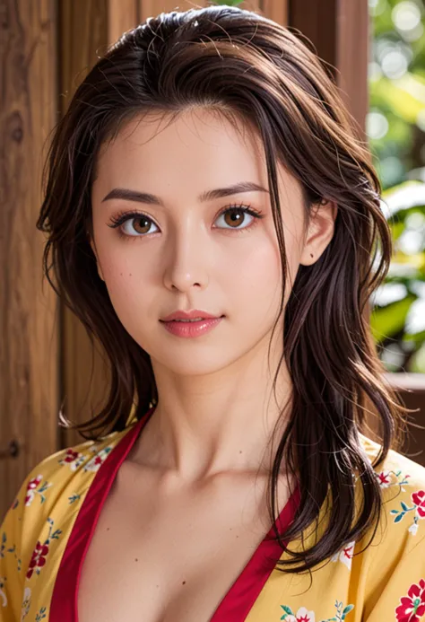 Modelshoot (Candid 1.3) photo of a vivacious 28-year-old supermodel, (Rin Tohsaka (Fate):1.4), fullbody view, Striking eyes, vol...