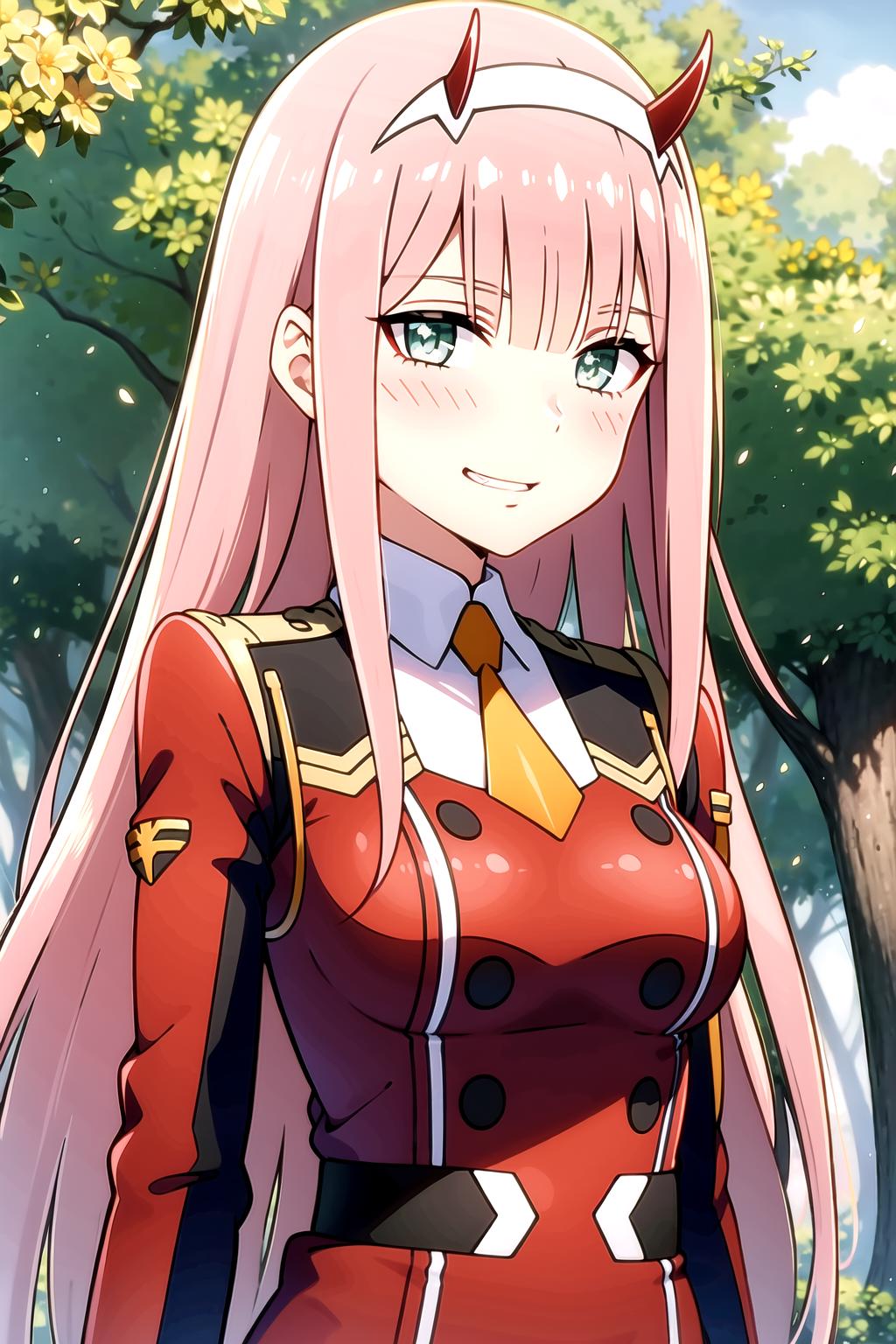 Zero Two (Darling in the Franxx) - SeaArt AI Model