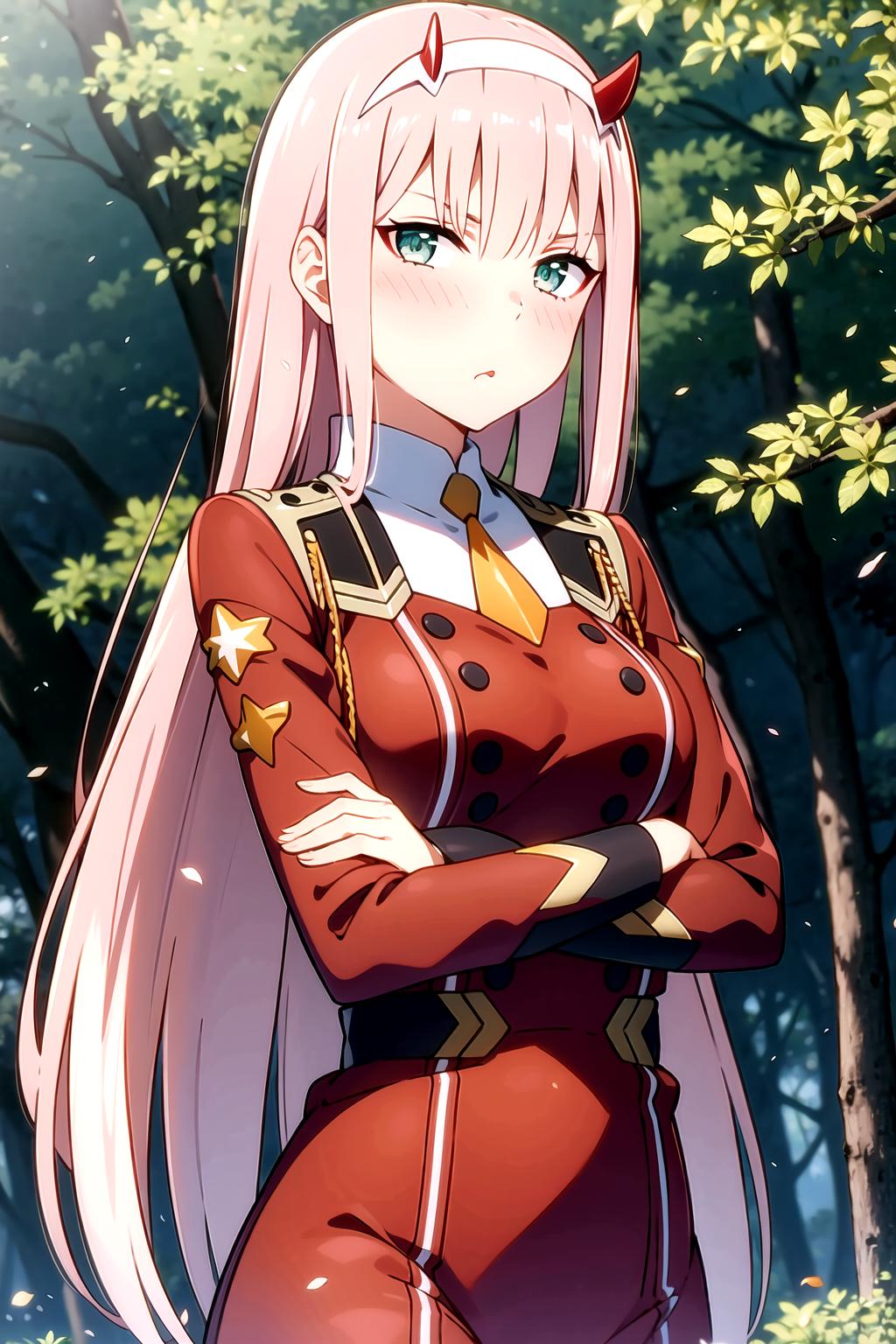 Zero Two (Darling in the Franxx) - SeaArt AI Model