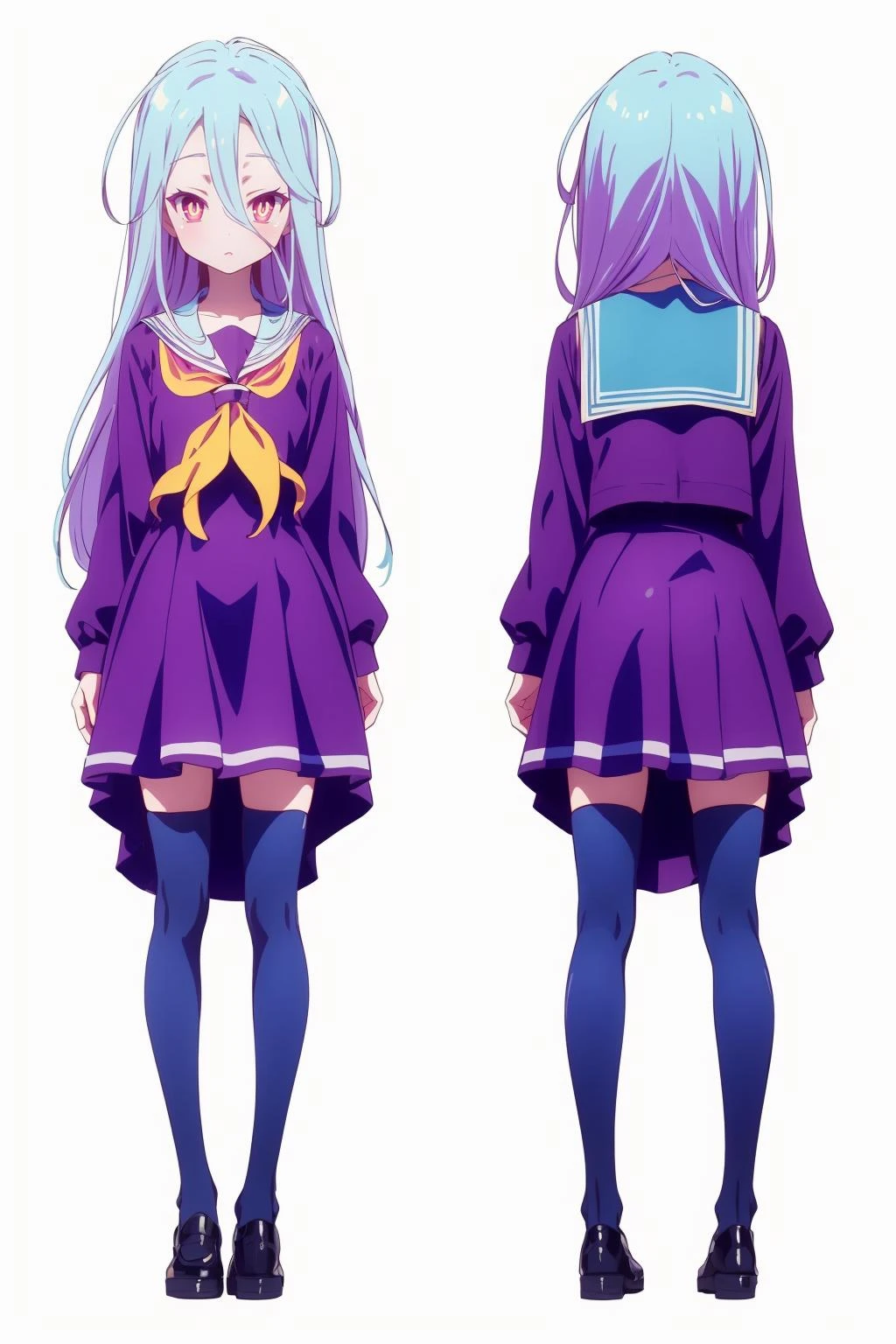 白(NGNL) ノーゲーム・ノーライフ No Game No Life Shiro - SeaArt AI модель