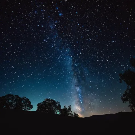 電影 film still of  Juxtaposition of a very large cluster of 星星s in a dark 天空,户外,天空,没有人类,夜晚,星星 (天空),夜晚 天空,风景,星星ry 天空,空间,星系,银河 并列, 艺术的, 摄影, 戏剧性的灯光, 戏剧性的阴影光, 对比, 饱和色, 電影, 电影的, 摄影, 实际的, 现实主义, 完美的ion, 完美的, 并列, 对面的, 不同的东西, 并排, 合一, 对立, 并置风格, 浅景深, 小插图, 非常详细, 高预算, 散景, 宽银幕电影, 喜怒无常, 史诗, 华丽的, 胶片颗粒, 粒状的