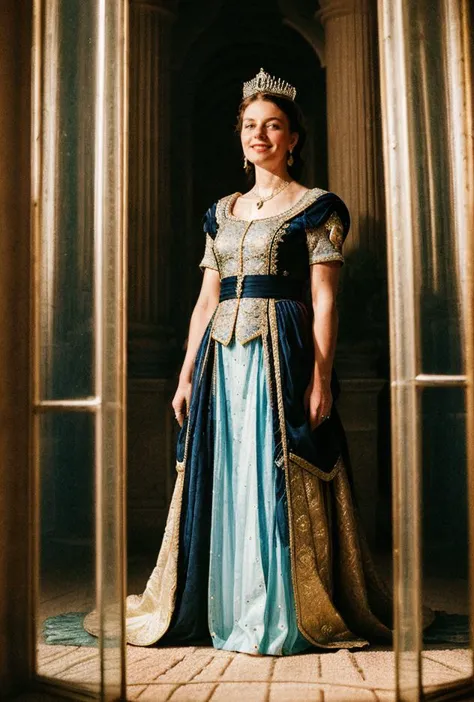 ((Close up masterpiece portrait)) of (57  yo [Austrian | Russian | Hungarian] ((Royal woman in ceremonial European dress))((stan...