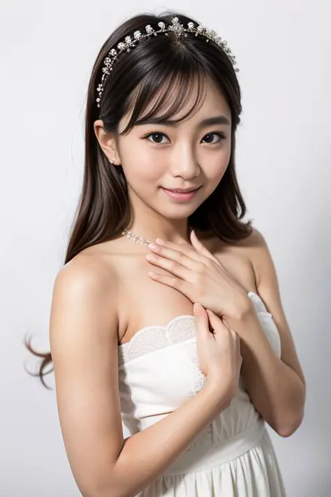 (d&#39;en haut) Et film grain Et 8k HD RAW high resolution (photo) Et (Gros plan du visage:0.75) Et A beautiful Ulzzang japanese idol puts her hEt on one of her cheeks:1.2) Et aegyo sal Et Long Lashes Et Mascara Et (hEts visible) Et (chef-d&#39;œuvre:1.2) Et (Meilleure qualité:1.2) Et (Photoréaliste:1.4) Et (Réaliste:1.4) Et Detailed Skin Textures Et detailed skin pores Et (detailed hEts) Et (détaillé 5 doigts) Et (5 ongles détaillés:1.15555) Et She looks at the camera Et smiles naturally Et her hEts didn't merge with her face Et wearing beautiful hair accessories Et (fond blanc:1.2) Et (fond simple:1.2)